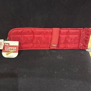 LUG Clipper Flat Iron Case Red NWT